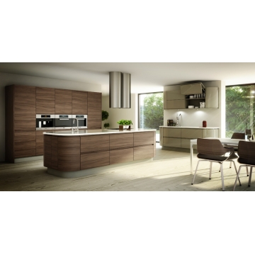 Bibury Silk Walnut Kitchen Cabinet - Chinafactory.com Bibury Silk Walnut Kitchen Cabinet - Chinafactory.com