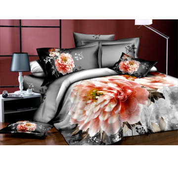 Big Flower Quilt Cover Sets - Manufacturer Chinafactory.com