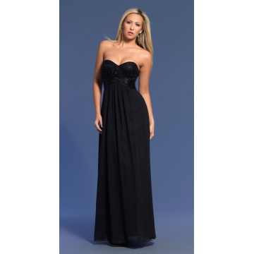 Black Long Evening Dress - Manufacturer Chinafactory.com