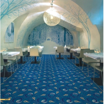 Blue Color Restaurant Wilton Carpet - Chinafactory.com