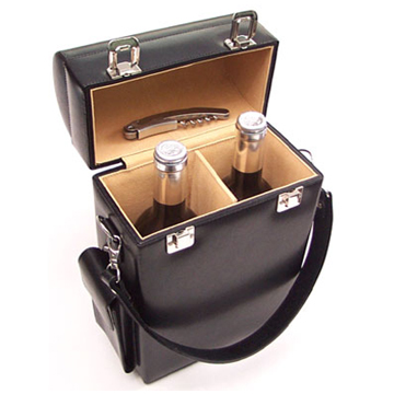 Bonded Leather Wine Carrier - Manufacturer Chinafactory.com