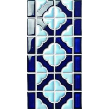 Border Porcelain mosaic for Swimming Pool