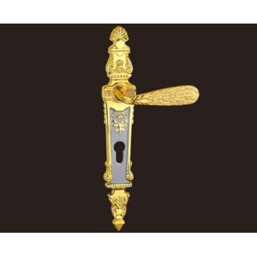 Brass Door Handle Locks with French Design  - Chinafactory.com