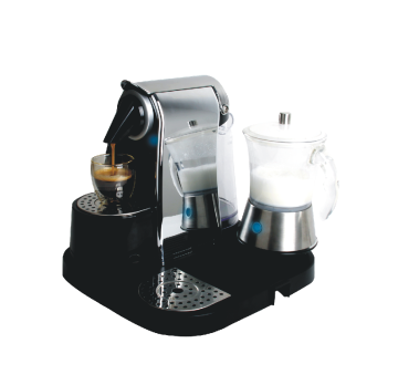Capsule Coffee Maker with Milk Frother - Chinafactory.com