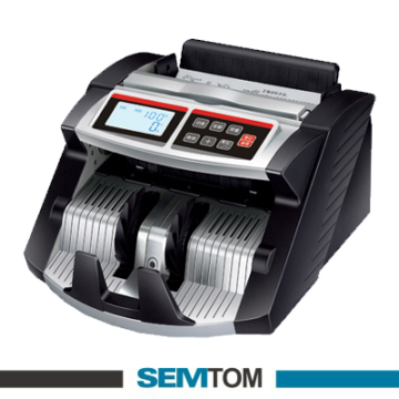 Cash counting machine with Automatic Start, Stop ,Clearing Funct
