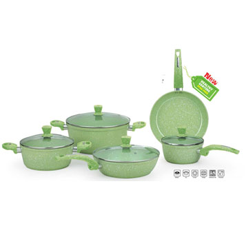 Ceramic Coating 9pcs Cookware Set - Chinafactory.com