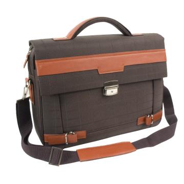 Checker Fabric Computer Bag- Manufacturer Chinafactory.com