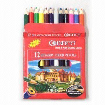 Childrens Color Pencils, Customized Designs, Logos