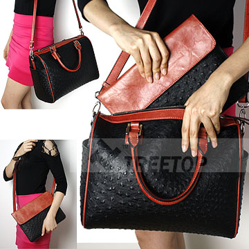 Classical Black and Red Lady Bag - Chinafactory.com