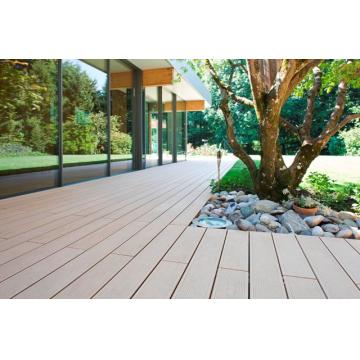 Color Stability Antiseptic Wood Plastic Composite Flooring