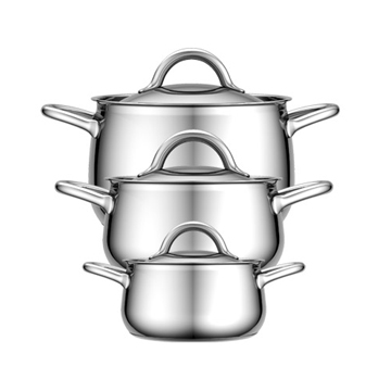 Como C Stainless Steel Cookware 9-pc. set - Chinafactory.com Como C Stainless Steel Cookware 9-pc. set - Chinafactory.com