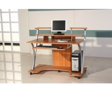 Computer Desk with Metal Tube - Manufacturer Chinafactory.com