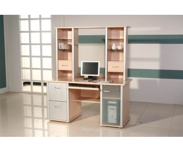 Computer Desk with Bookcase - Manufacturer Chinafactory.com