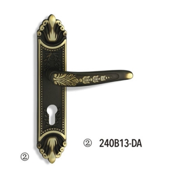 Brass Door Handle Lock with European Design  - Chinafactory.com