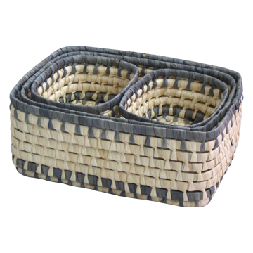 Corn Husk Storage Basket - Manufacturer Chinafactory.com