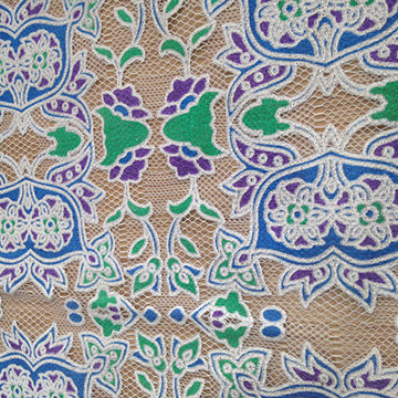 Cotton Lace Fabric Supplier, Supports ODM/OEM