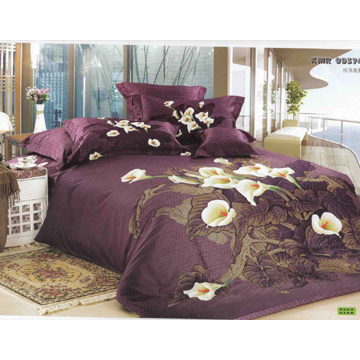 Cotton Reactive Printed Bedding Set - Chinafactory.com