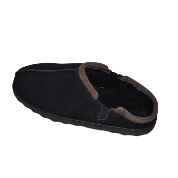 Cow suede Upper and Sheepskin Slippers - Chinafactory.com