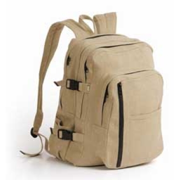 Cream-colored Rip-stop Nylon Backpack - Chinafactory.com