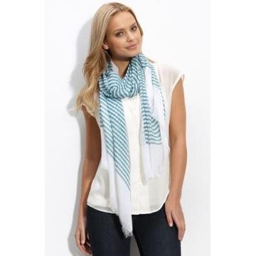 Crisp Stripes Viscose Scarf - Manufacturer Chinafactory.com Crisp Stripes Viscose Scarf - Manufacturer Chinafactory.com