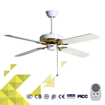 Decorative cheap ceiling fan white