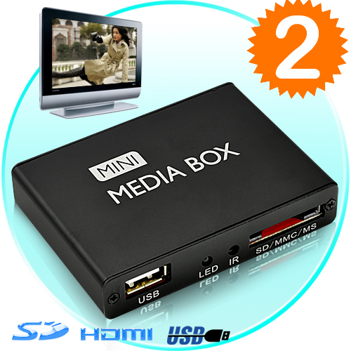 Digital Media Player for TV (HDMI, USB, SD, AV)