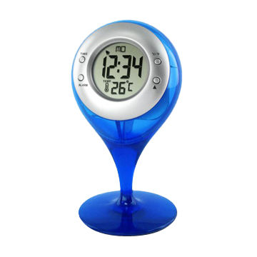 Eco-friendly Water-powered Thermometer Alarm Clock