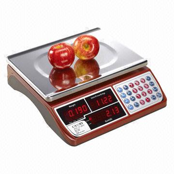 Electronic Price Computing Scale with Compact Design