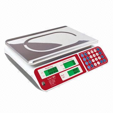 Electronic Price Computing Scale with Green Backlight LCD
