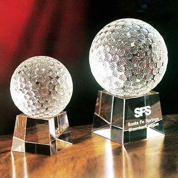 Elegant Design Crystal Golf Balls, Made of Eco-friendly Material