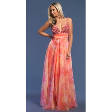 Elegant Printed Ladies Evening Dresses - Chinafactory.com Elegant Printed Ladies Evening Dresses - Chinafactory.com