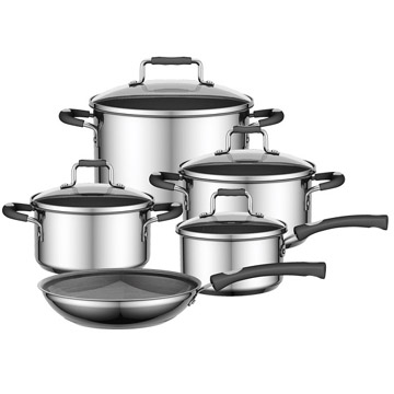 Essential B Stainless Steel Cookware 9-pc Set - Chinafactory.com Essential B Stainless Steel Cookware 9-pc Set - Chinafactory.com