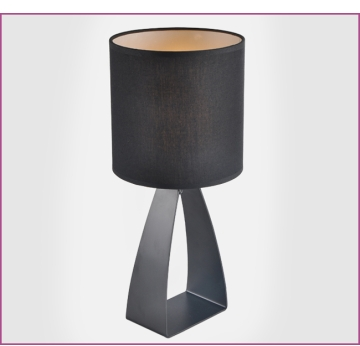 Fabric Shade In Black Table Lamp - Chinafactory.com