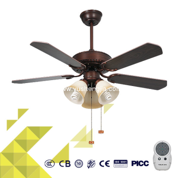 Fancy ceiling light with motor fan