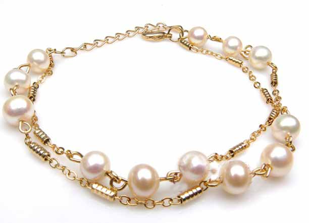 Fashion Alloy Pearl Bracelet Jewelry- Chinafactory.com