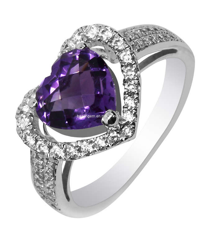 Fashion Amethyst Silver Ring Jewelry - Chinafactory.com Fashion Amethyst Silver Ring Jewelry - Chinafactory.com