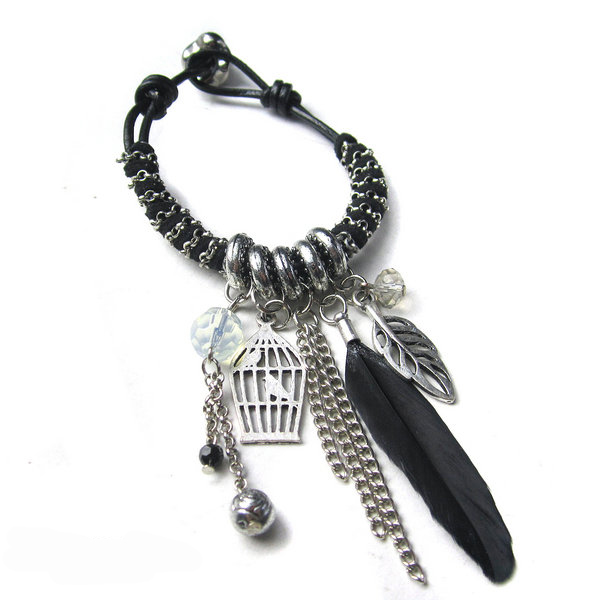 Fashion Leather Wrap Bracelet - Manufacturer Chinafactory.com