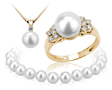 Fashion New Design Cultured Pearl Jewellery Set-Chinafactory.com