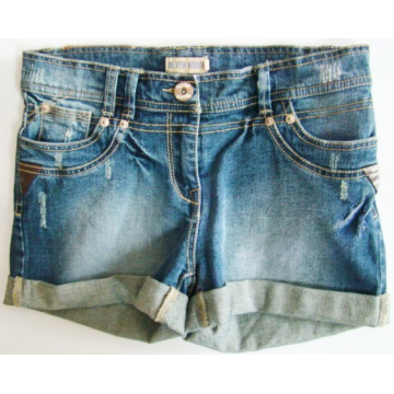 Fashion ladies Blue Jeans- Denim Shorts - Chinafactory.com