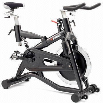Fitness Bike with Steel-coated Frame and Push Brake Safety Syste