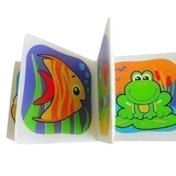 Floatable Baby Bath Book with Colorful Pages and Vivid Printing