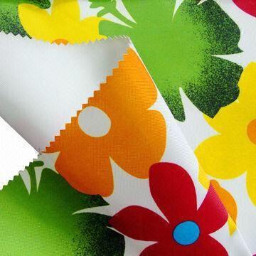 Floral Printed 300D PVC Coated Oxford Fabric