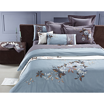 Flower Embroidery Bedding Set - Manufacturer Chinafactory.com