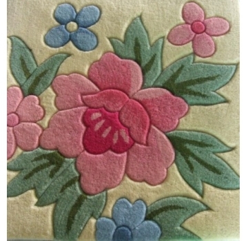 Flower Handmade Carpet - Manufacturer Chinafactory.com