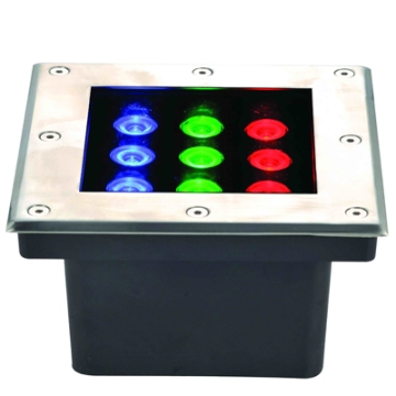 Full-color 9W LED Underground Light - Chinafactory.com