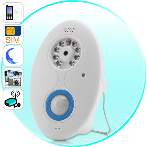 GSM Remote Security Camera with Nightvision + Motion Detection