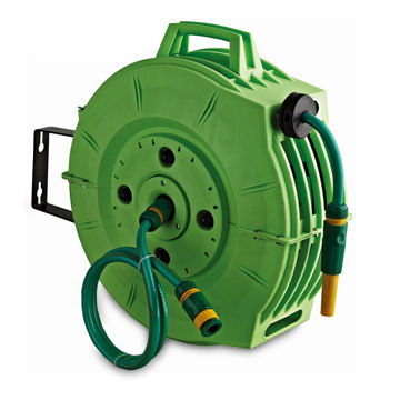 Garden Hose Reel for Water and Air, Made of PP and PVC