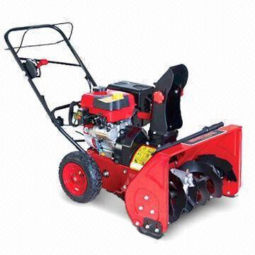 Gasoline Snow Thrower with 5.5hp Power, 370mm Clearing Height