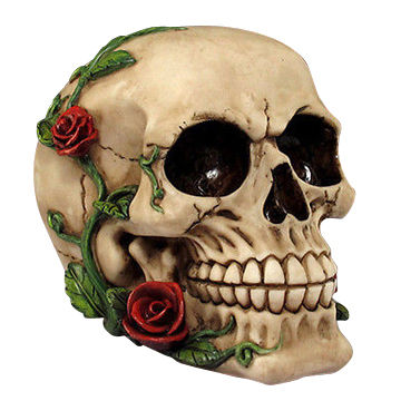 Ghosts Resin Skull Rose Halloween Decorations