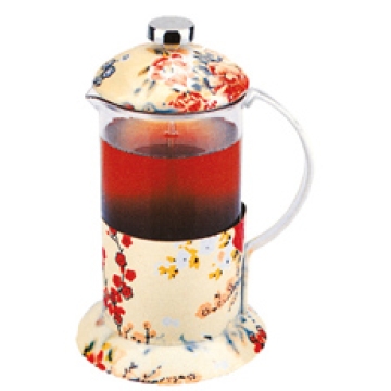 Glass Colored French Press Coffee Plunger - Chinafactory.com